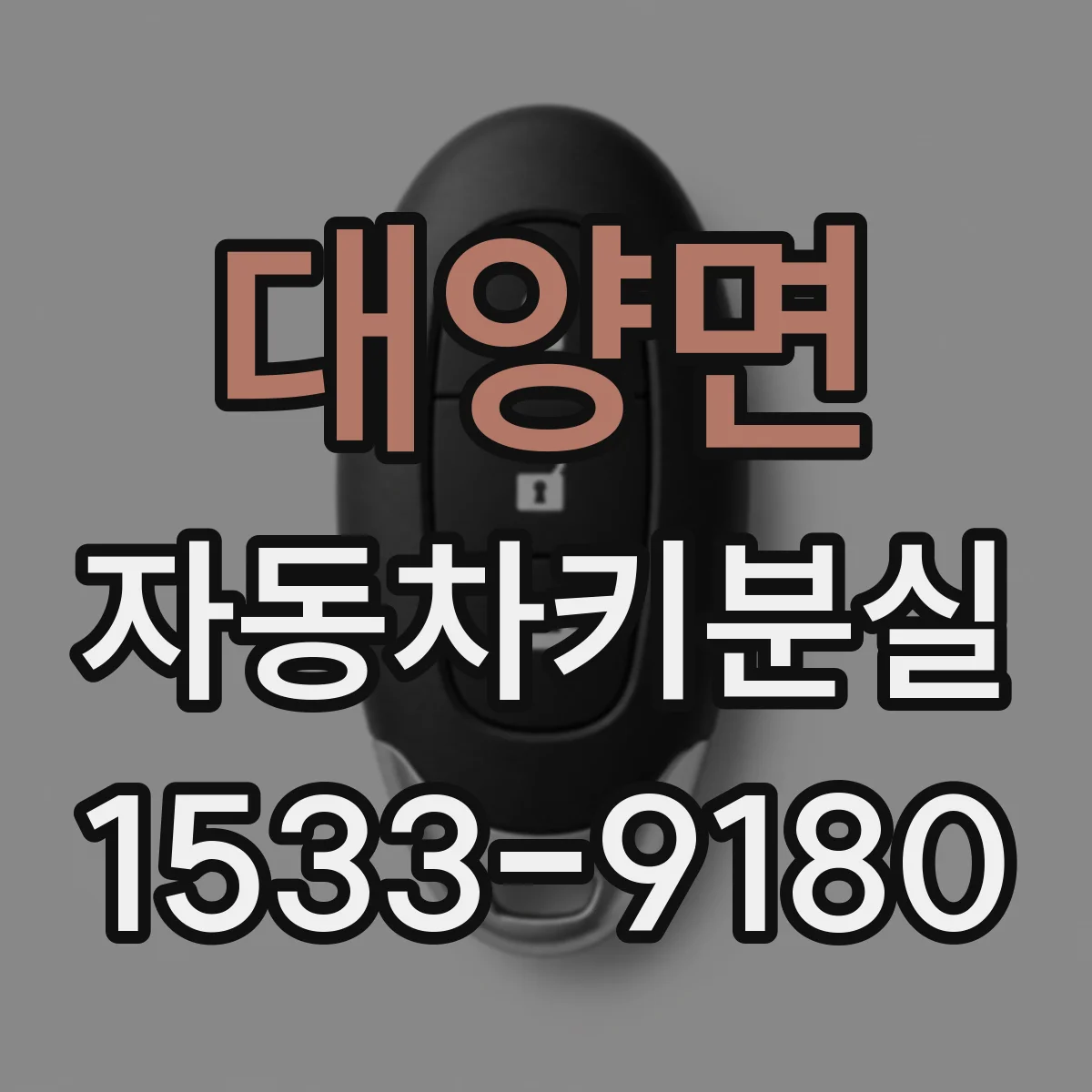 대양면 자동차키분실