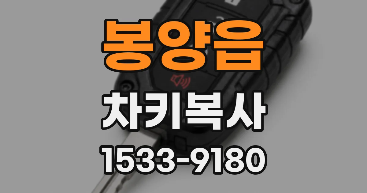 봉양읍 차키복사