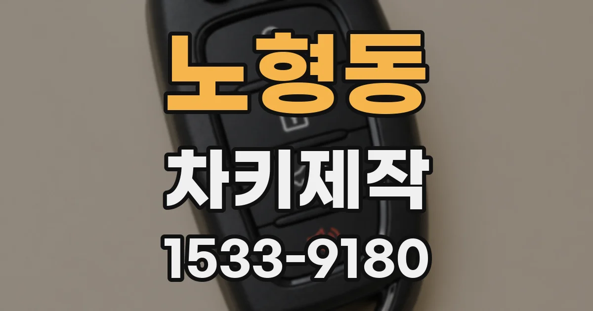 노형동 차키제작