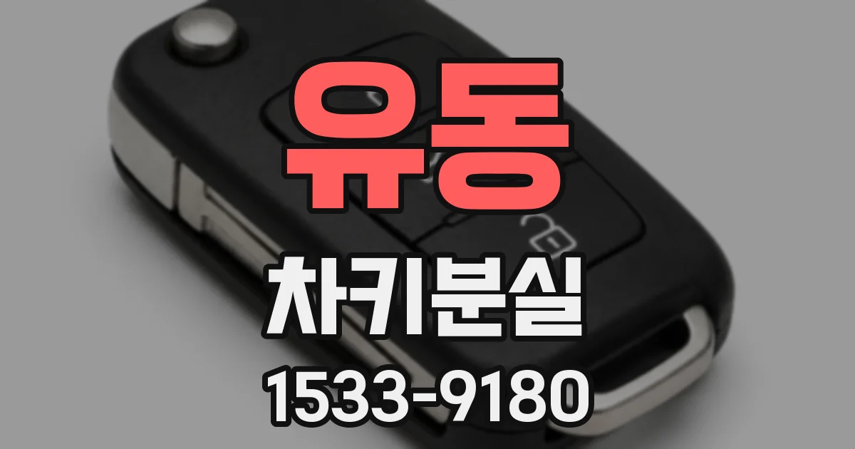 유동 차키분실
