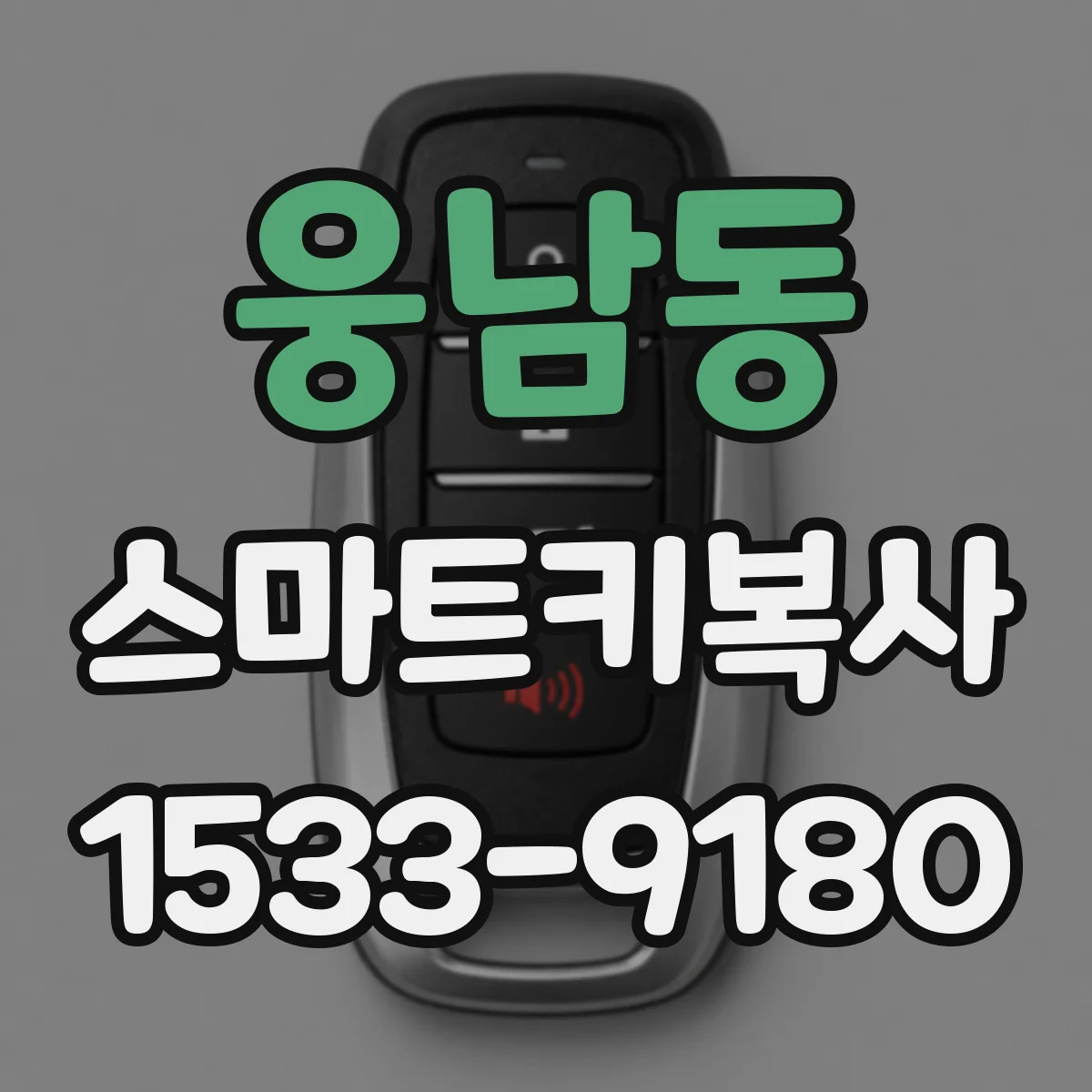 웅남동 스마트키복사