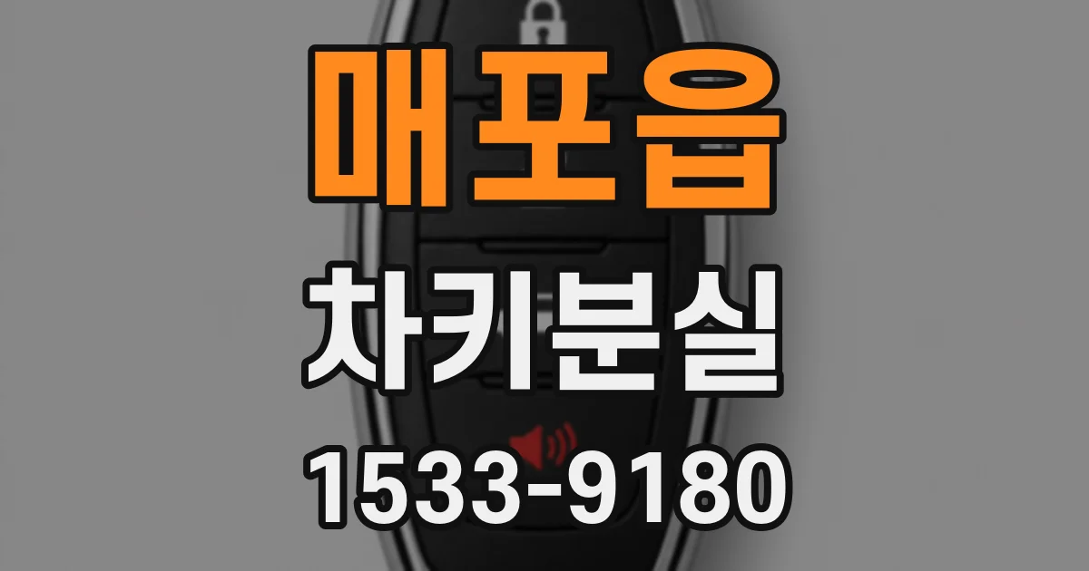 매포읍 차키분실