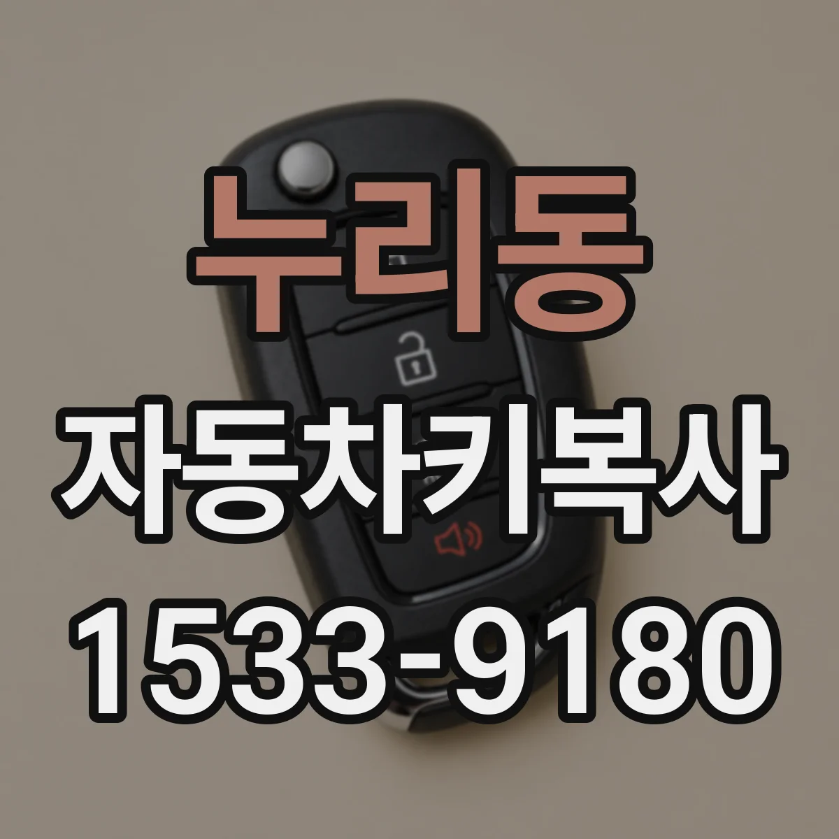 누리동 자동차키복사