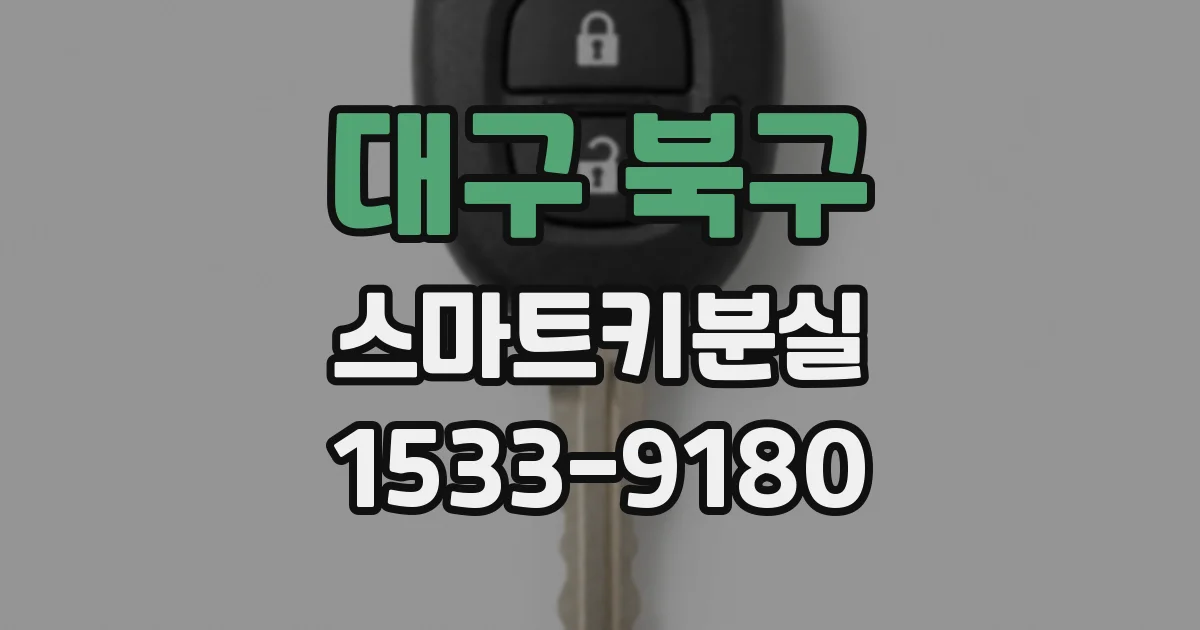 대구 북구 스마트키분실