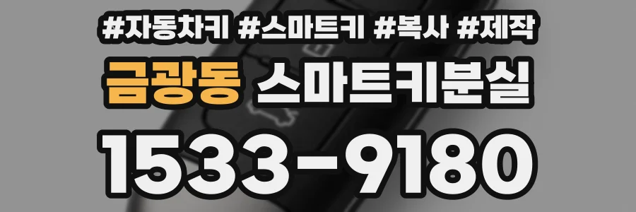 금광동 스마트키분실