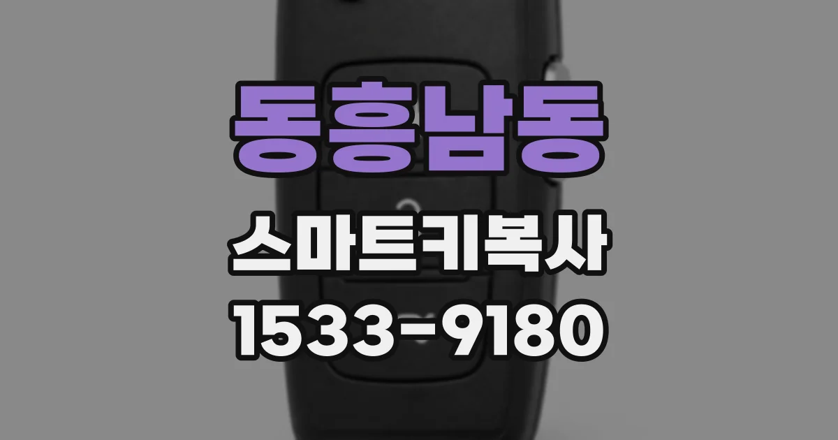 동흥남동 스마트키복사
