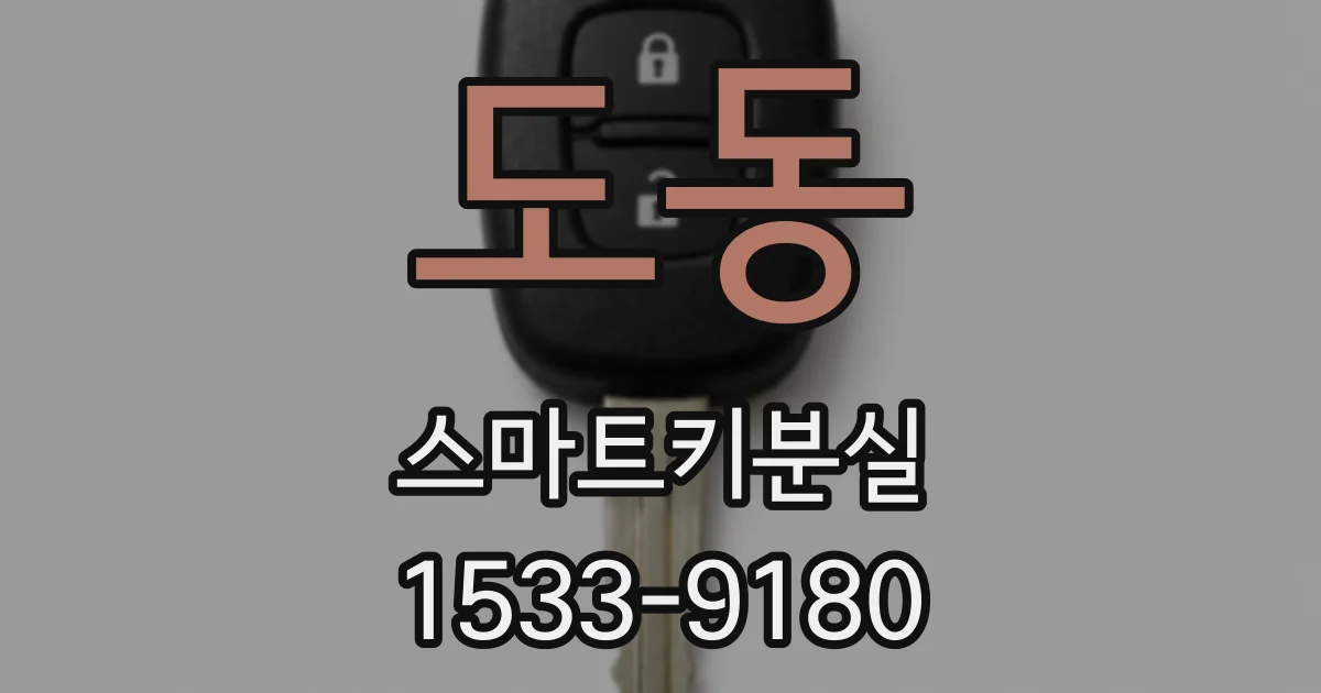 도동 스마트키분실