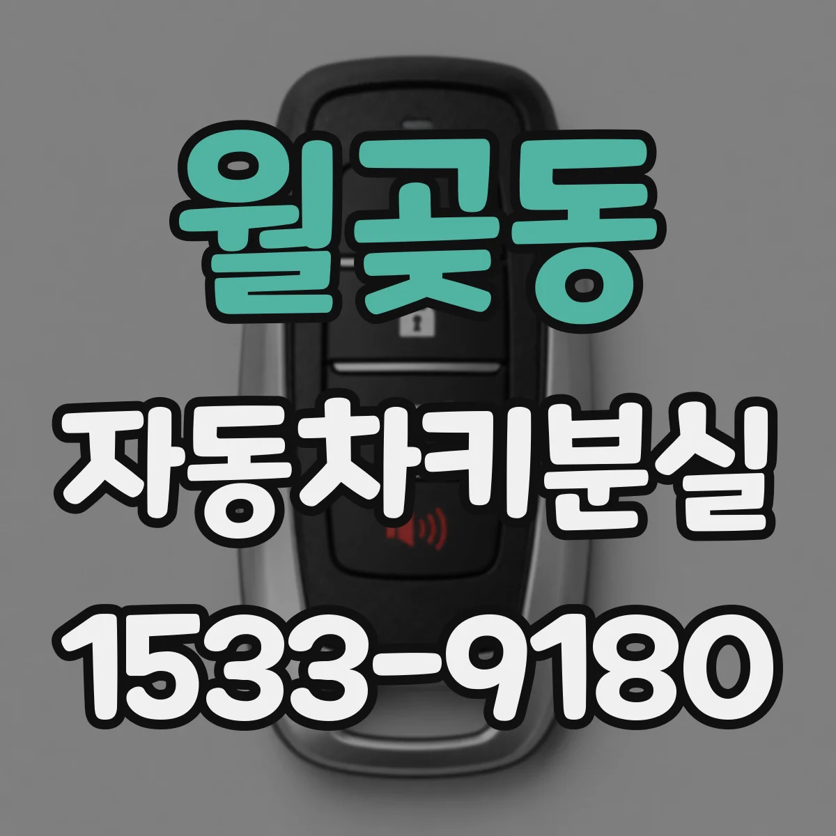 월곶동 자동차키분실