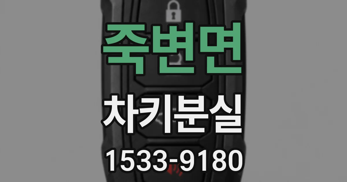죽변면 차키분실