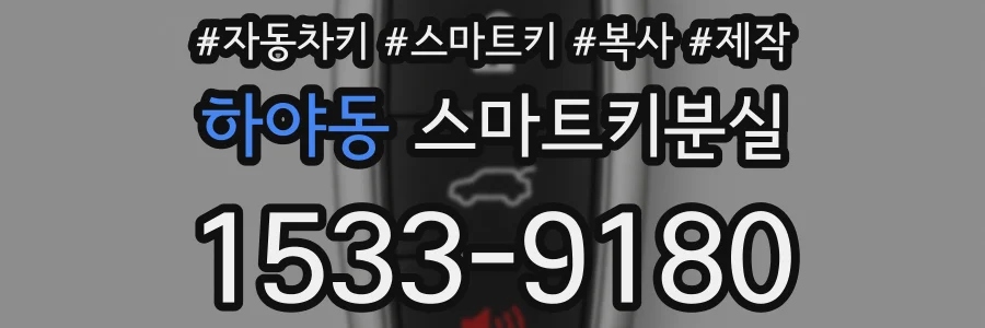 하야동 스마트키분실