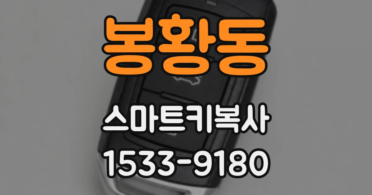 봉황동 스마트키복사