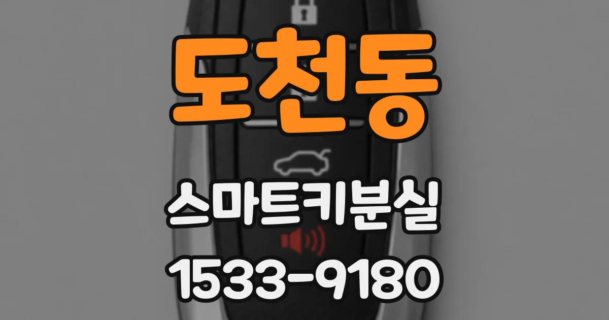도천동 스마트키분실
