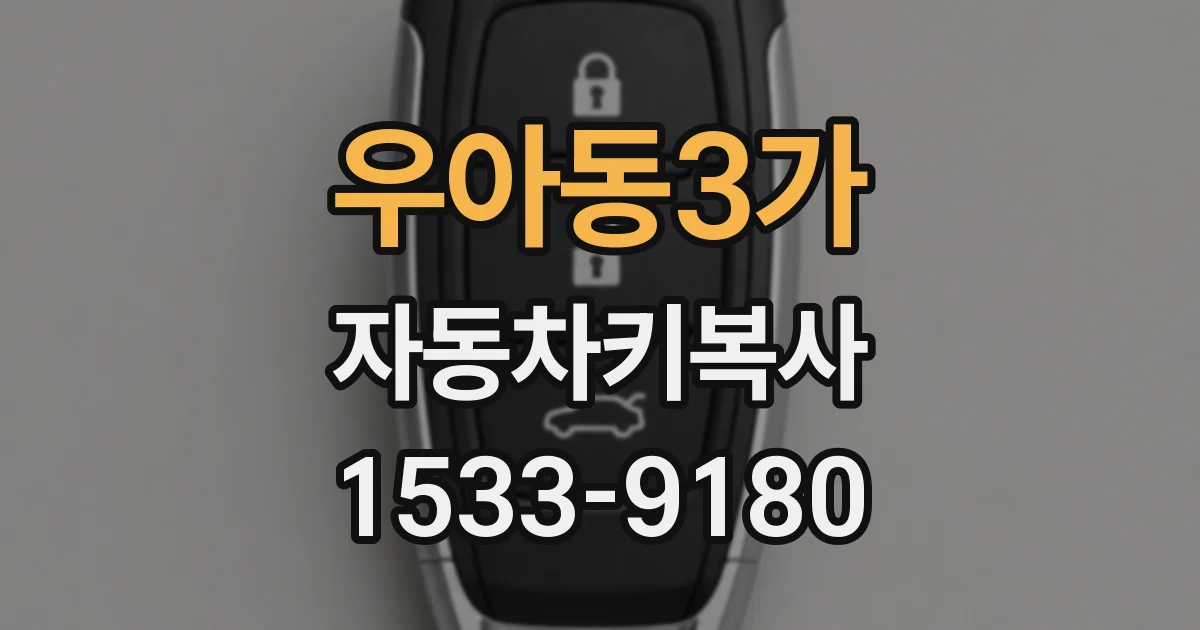 우아동3가 자동차키복사