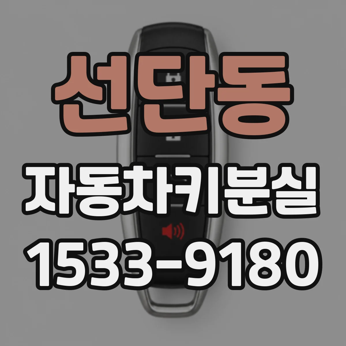 선단동 자동차키분실