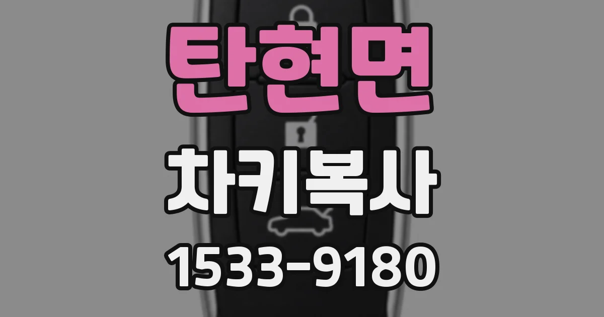 탄현면 차키복사