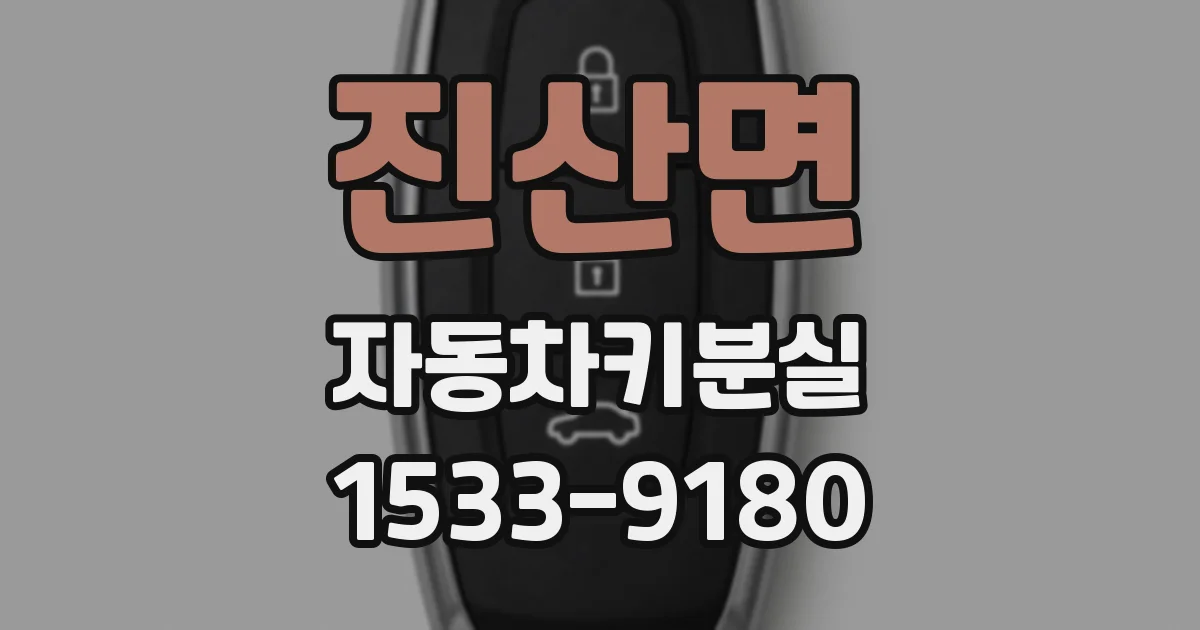 진산면 자동차키분실