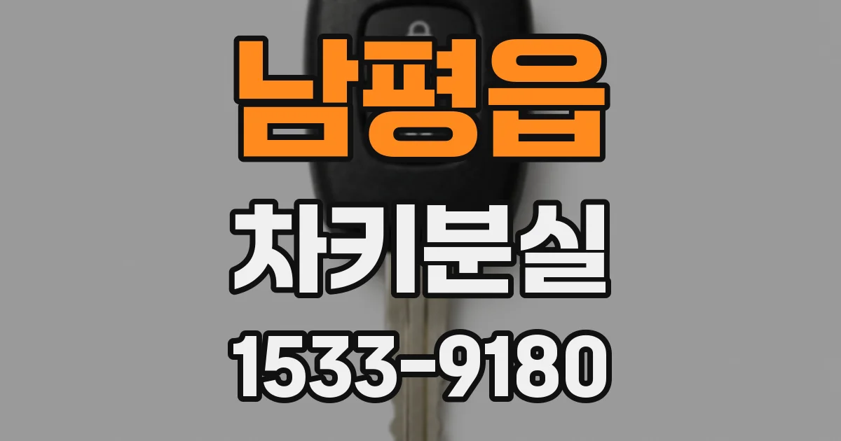 남평읍 차키분실