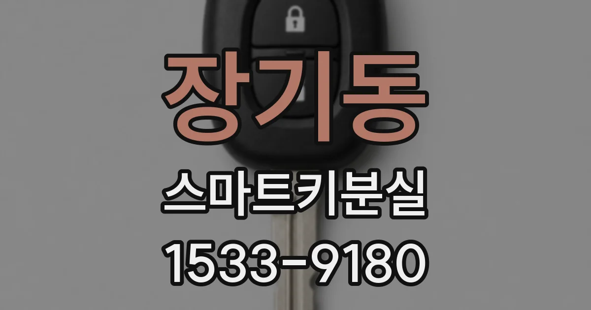 장기동 스마트키분실