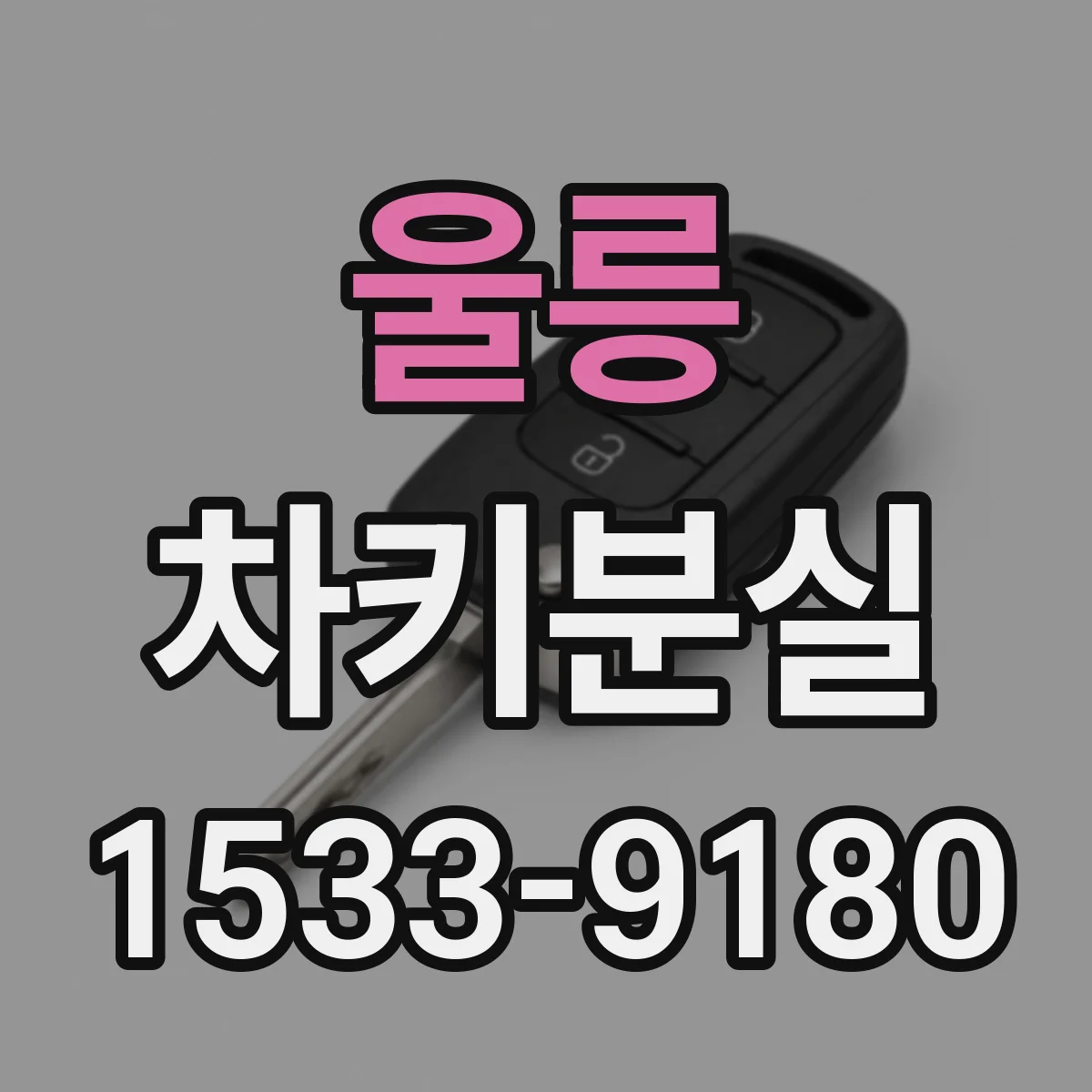 울릉 차키분실