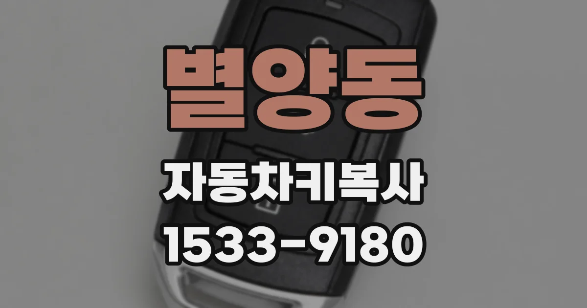 별양동 자동차키복사