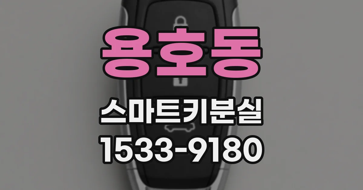 용호동 스마트키분실