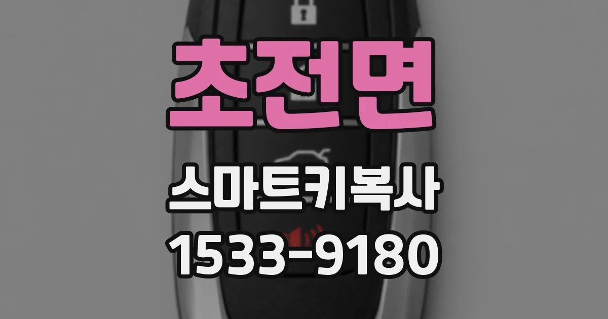 초전면 스마트키복사