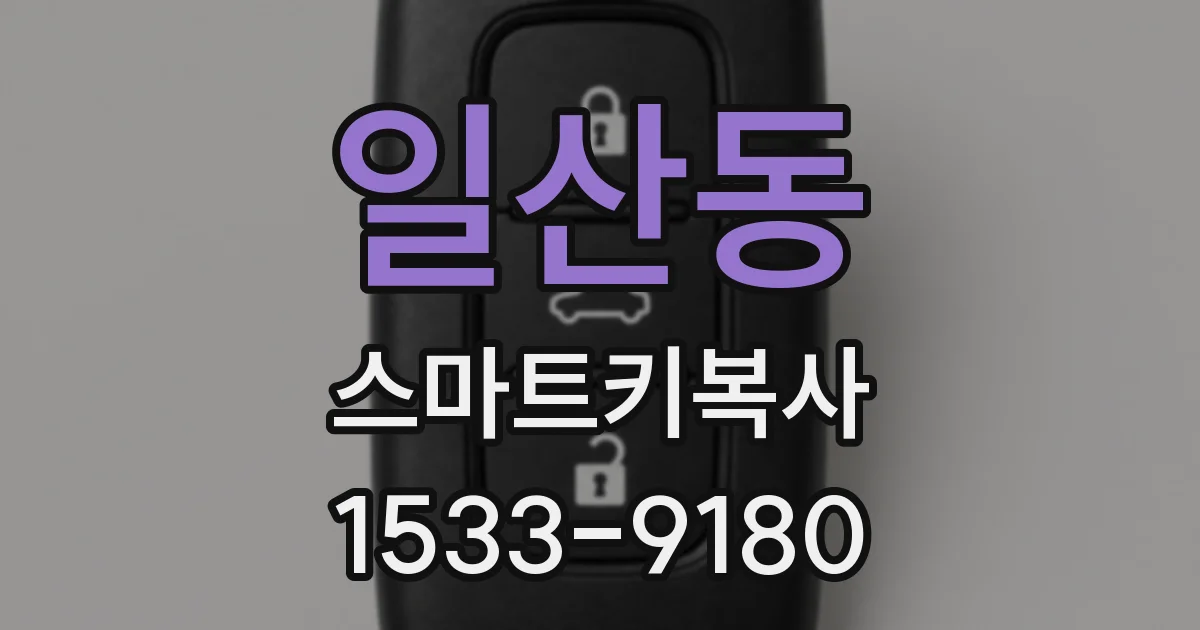 일산동 스마트키복사