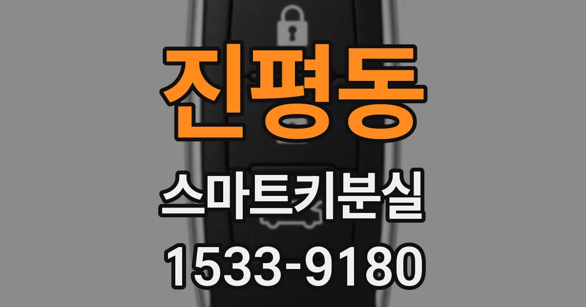 진평동 스마트키분실