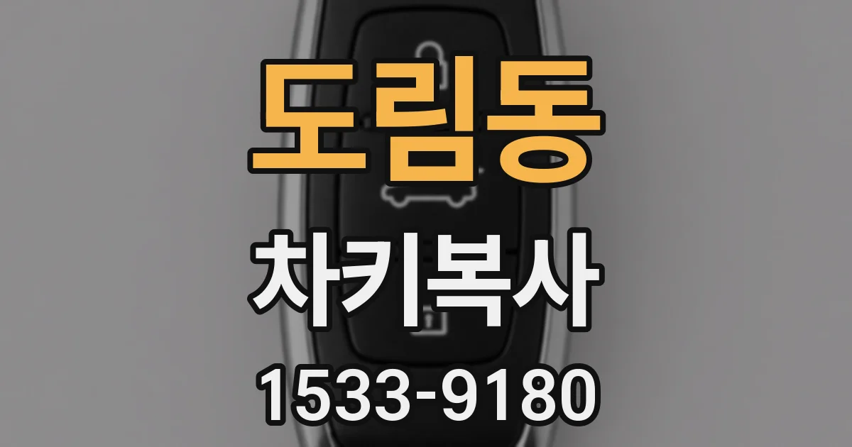 도림동 차키복사