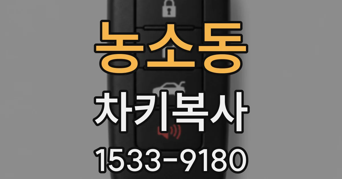 농소동 차키복사