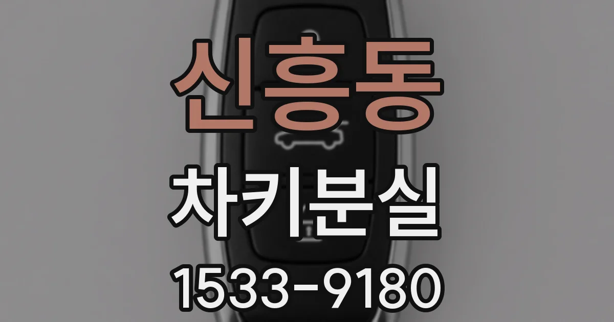 신흥동 차키분실
