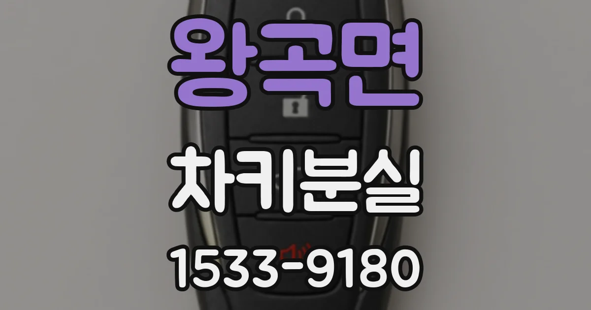 왕곡면 차키분실