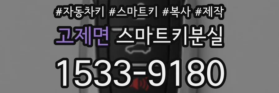 고제면 스마트키분실