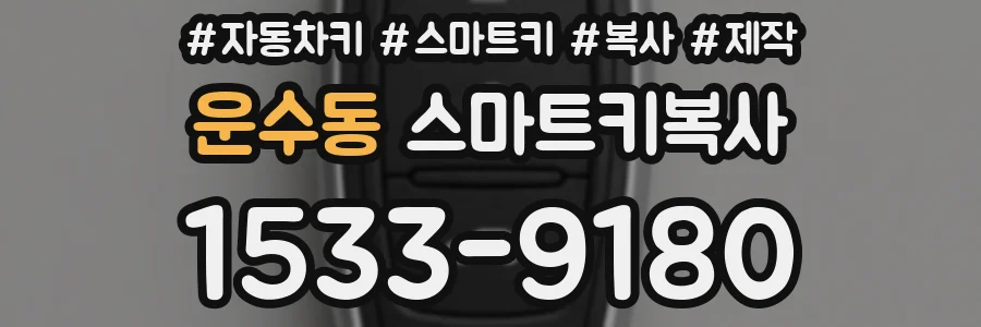 운수동 스마트키복사