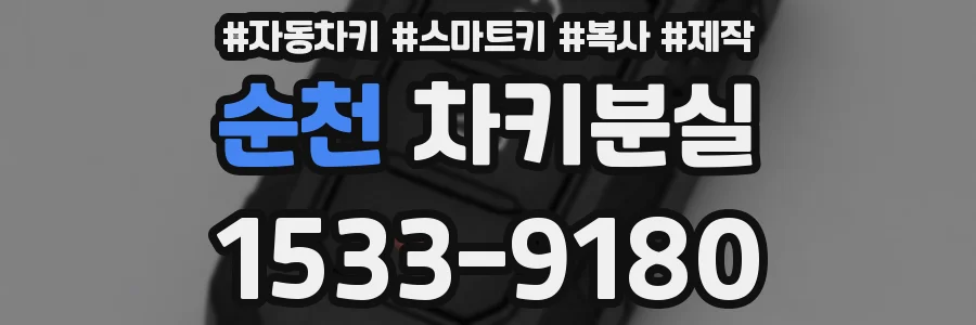 순천 차키분실