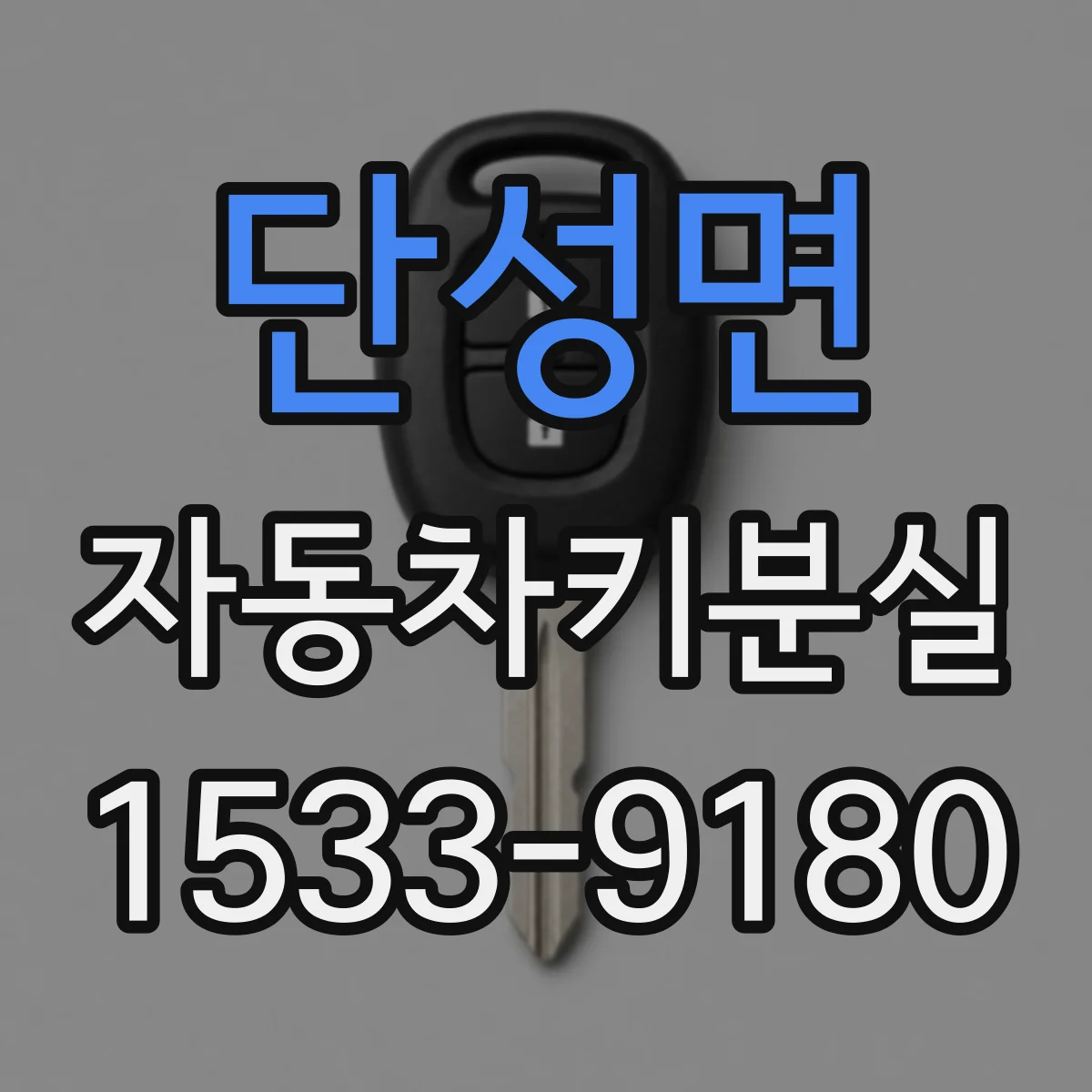 단성면 자동차키분실