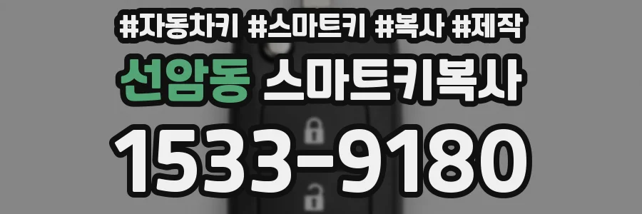 선암동 스마트키복사