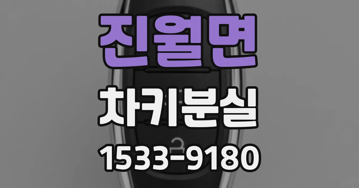 진월면 차키분실