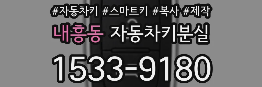 내흥동 자동차키분실