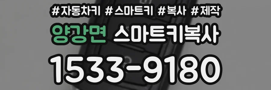 양강면 스마트키복사