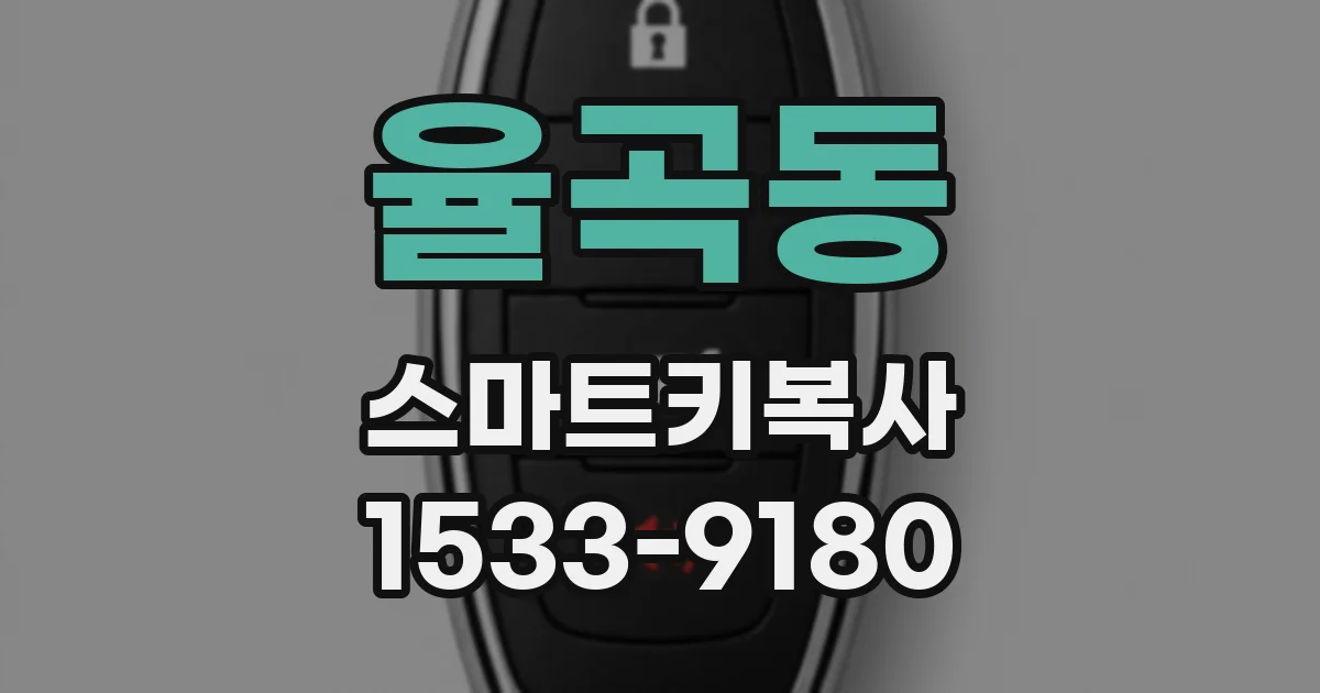 율곡동 스마트키복사