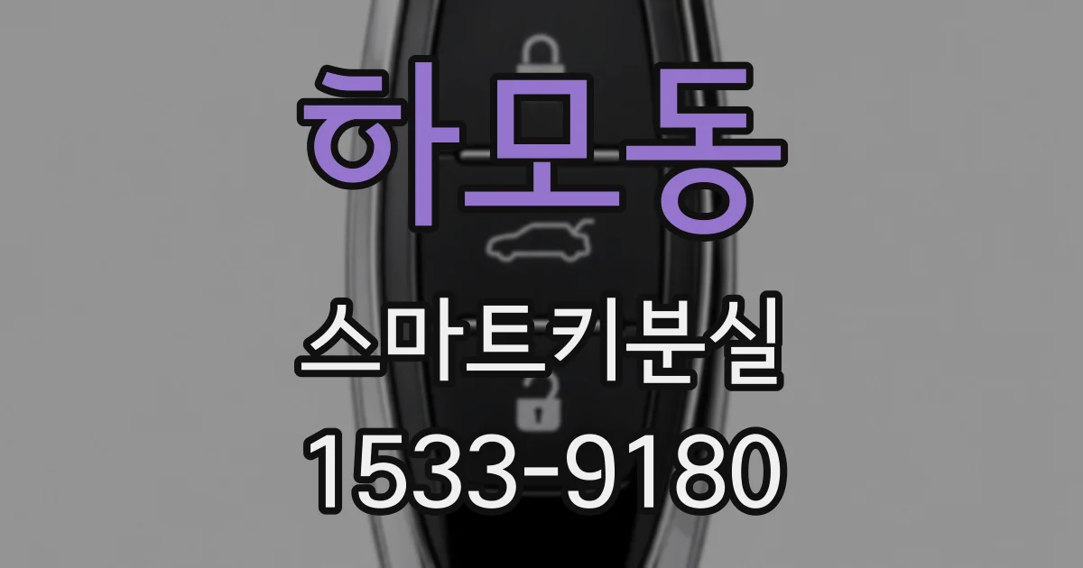 하모동 스마트키분실