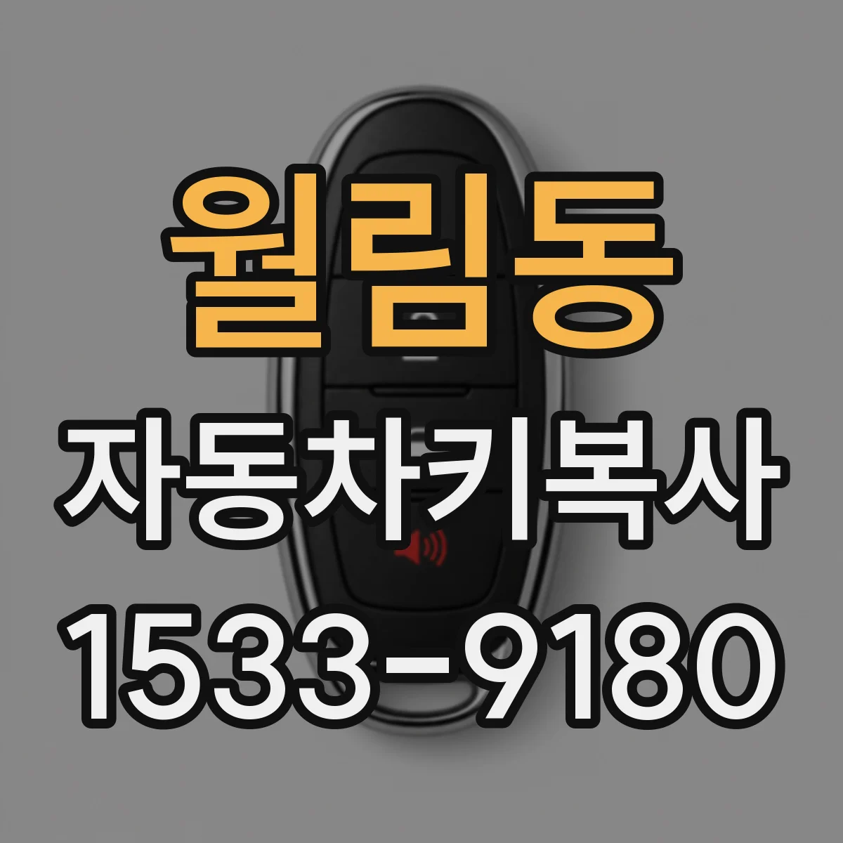 월림동 자동차키복사