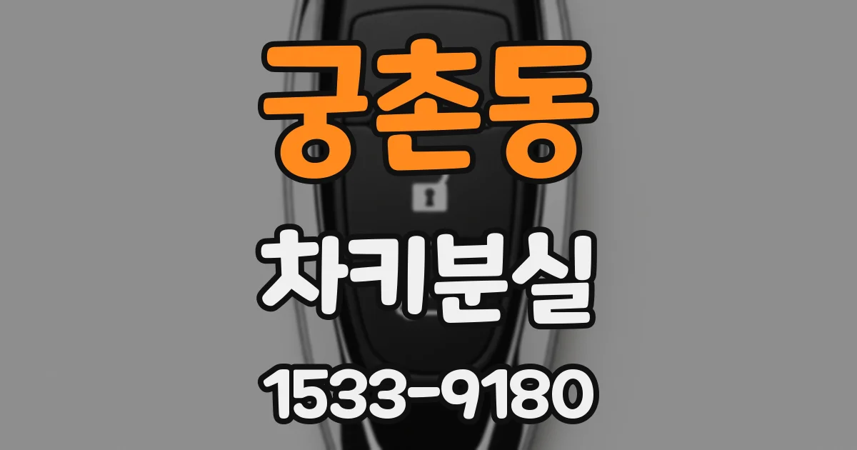 궁촌동 차키분실