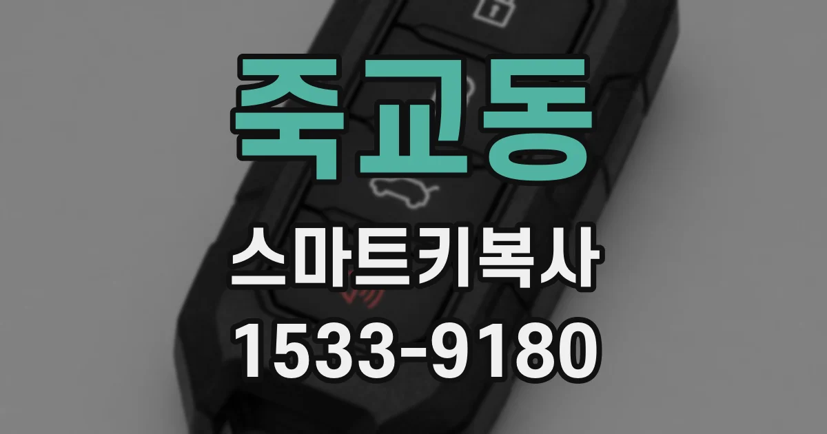 죽교동 스마트키복사