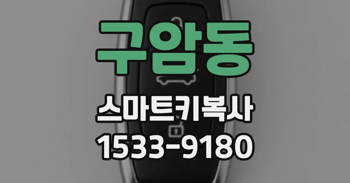 구암동 스마트키복사