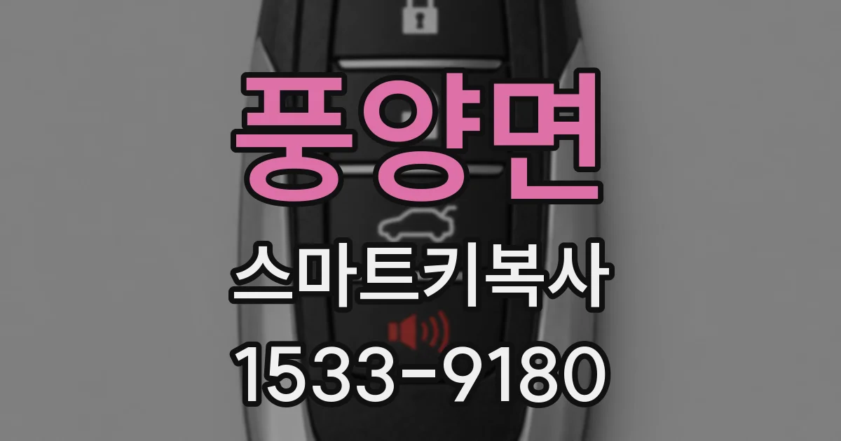 풍양면 스마트키복사