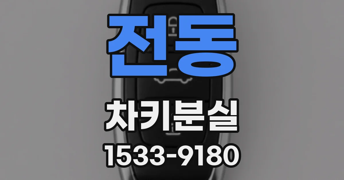 전동 차키분실