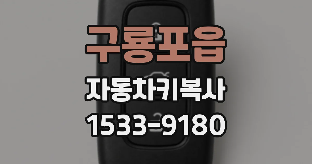 구룡포읍 자동차키복사