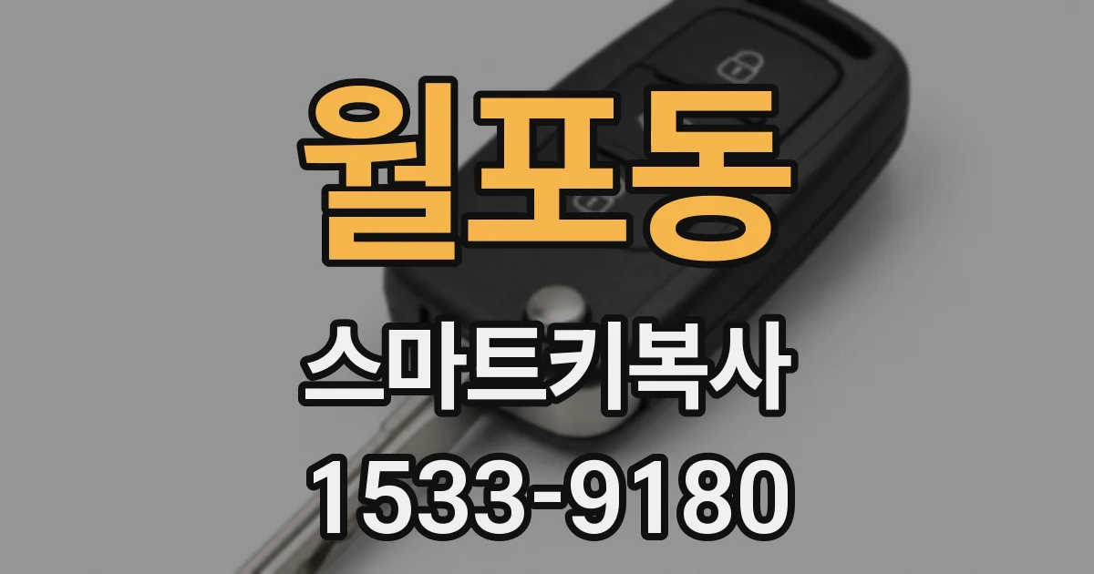 월포동 스마트키복사